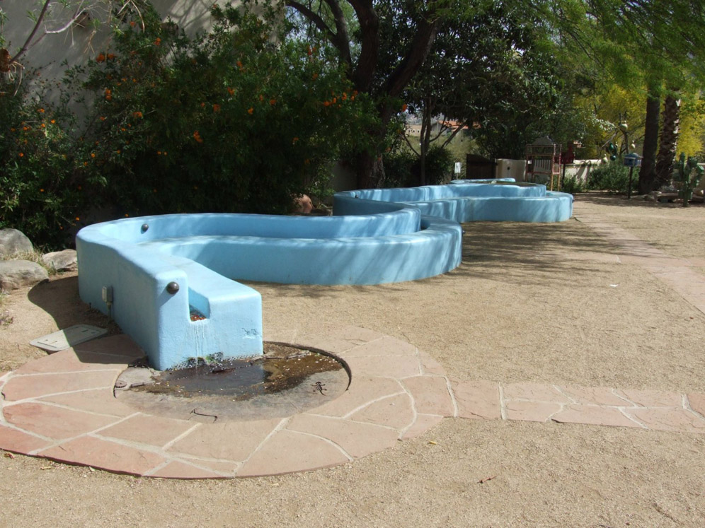 Water Feature in the Garden for Children