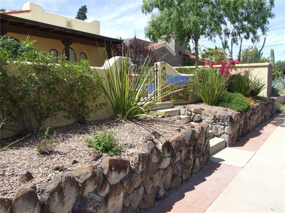 Rock Wall Planter