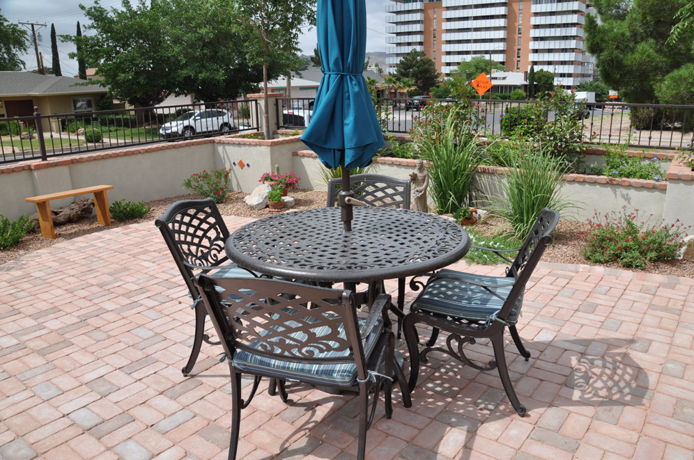 Brick Patio Garden 3