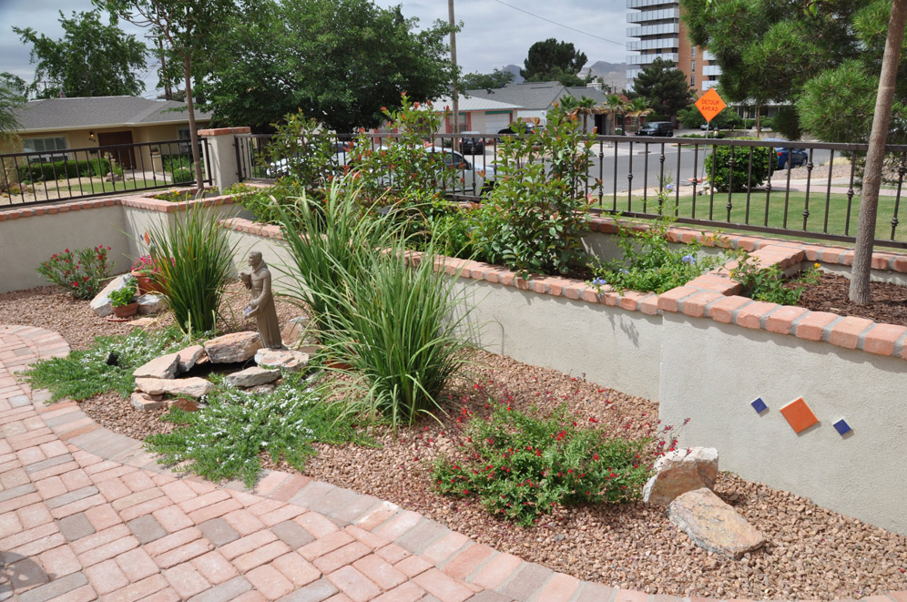 Brick Patio Garden 4