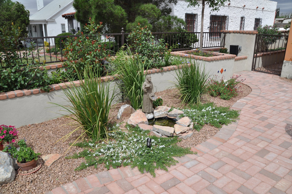 Brick Patio Garden 5