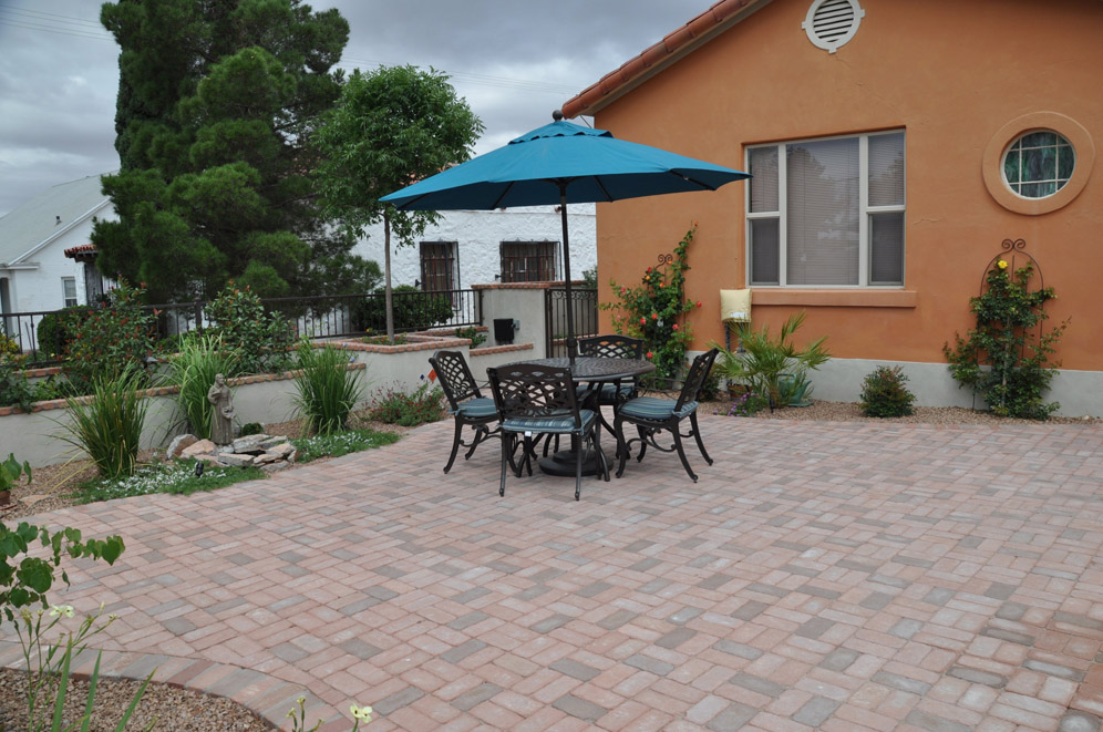 Brick Patio Garden 7