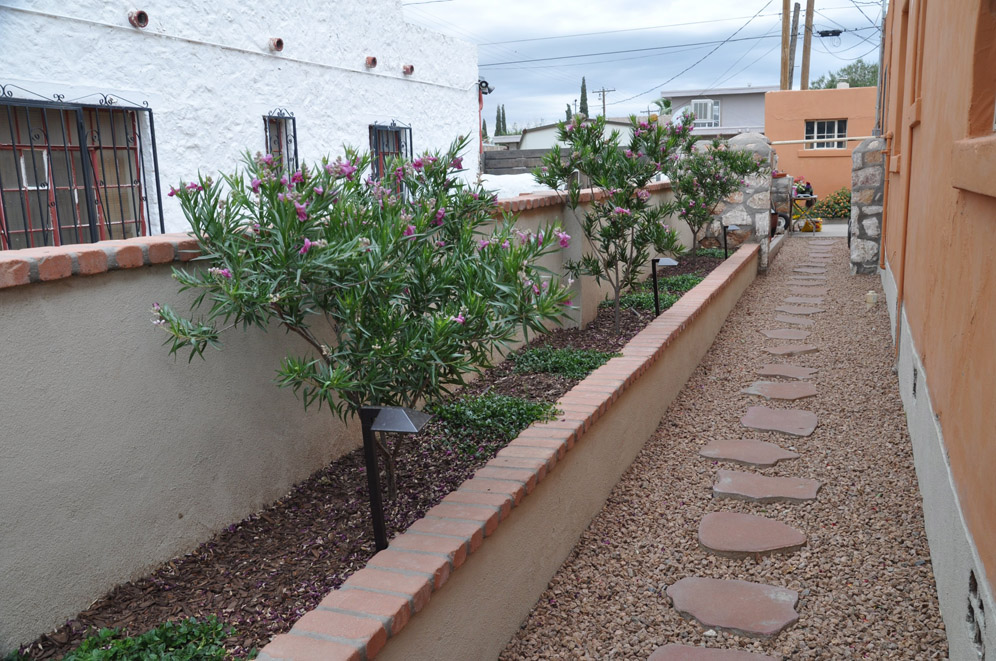 Brick Patio Garden 9