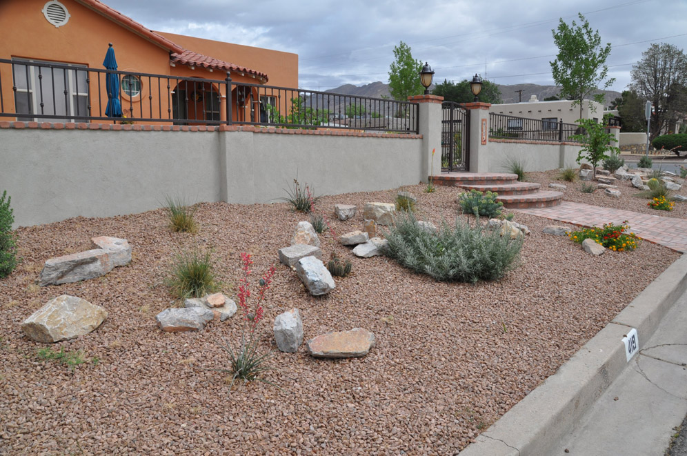 Brick Patio Garden 10