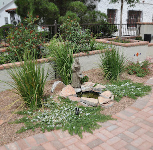 Brick Patio Garden